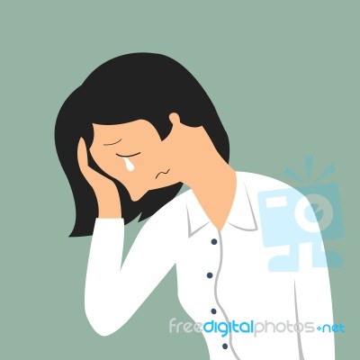 Crying Businesswoman Stock Image Crying Businesswoman Stock Image