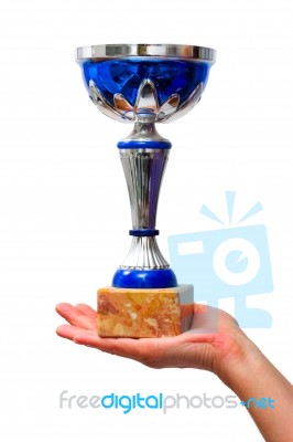 Cup On Hand Stock Photo