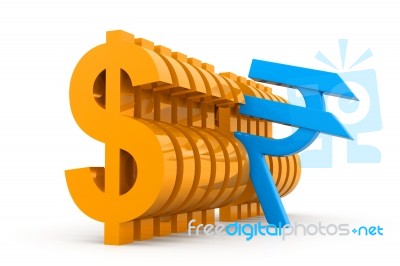 Currency Converting Concept Stock Image