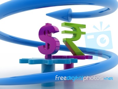 Currency Convertor 4 Stock Image