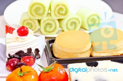 Custard Cake Stock Photo Custard Cake Stock Photo