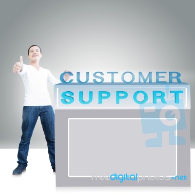 Customer Support Stock Photo