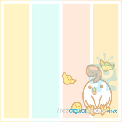 Cute Pastel Background Stock Image