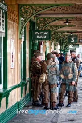 Dad's Army Stock Photo