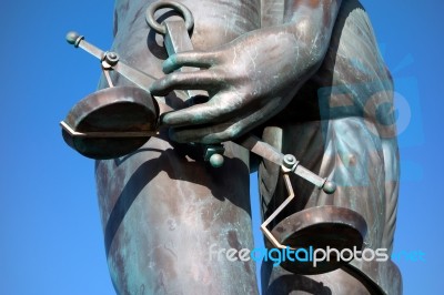 Damien Hirst Verity Stock Photo