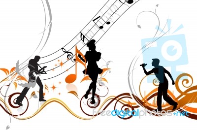 Dancing Party Stock Image