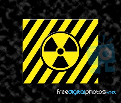 Danger Nuclear Stock Image