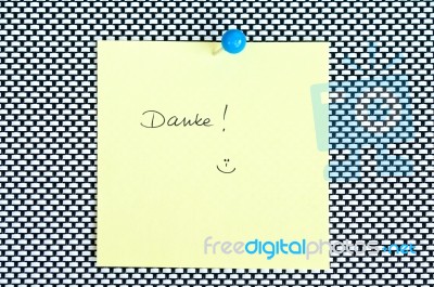 Danke Stock Photo