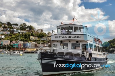 Dartmouth Castle Pleasure Boat Stock Photo Dartmouth Castle Pleasure Boat Stock Photo
