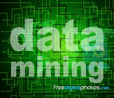 Data Mining Indicates Research Study And Analyse Stock Image
