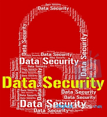 Data Security Indicates Protected Login And Privacy Stock Image