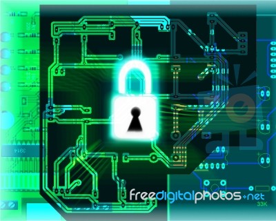 Database Security Concept Stock Image