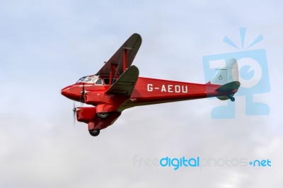 De Havilland Dh90 Dragonfly At Shoreham Airshow Stock Photo