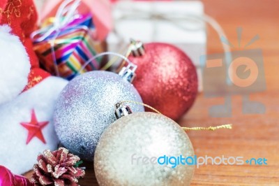 Decorations Of Christmas Stock Photo