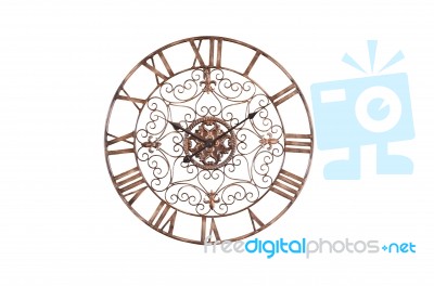 Decorative Clock Stock Photo