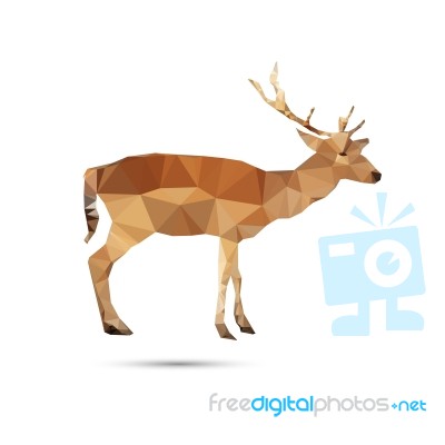 Deer Abstract Stock Image