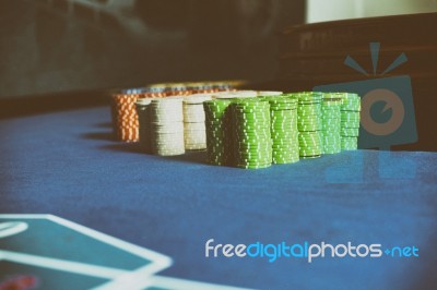 Detail Of Roulette Table Stock Photo