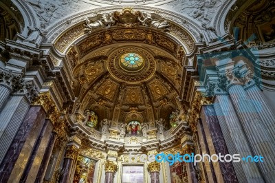 Detail Of The Cathedral In Berlin Stock Photo