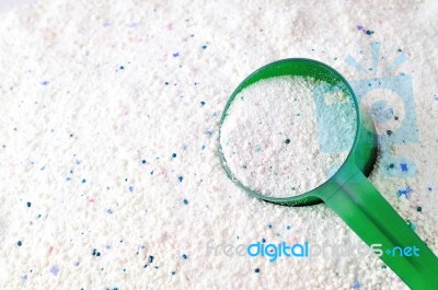 Detergent For A Laundry Washer Stock Photo