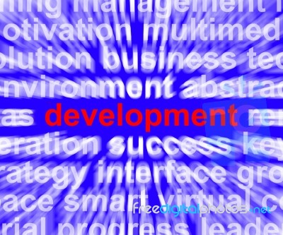 Development Word Stock Image