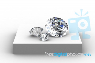 Diamond Jewel Stone Stock Image