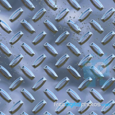 Diamond Plate Background Stock Image