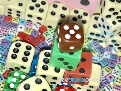 Dices Stock Photo