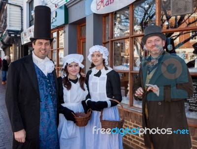 Dickensian Day In East Grinstead Stock Photo