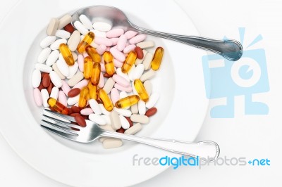 Dietary Supplement Stock Photo