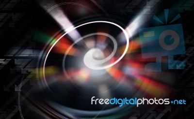 Digital Background Stock Image