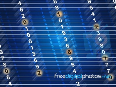 Digital Communication Indicates High Tec And Chatting Stock Image