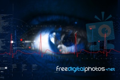 Digital Eye Stock Image
