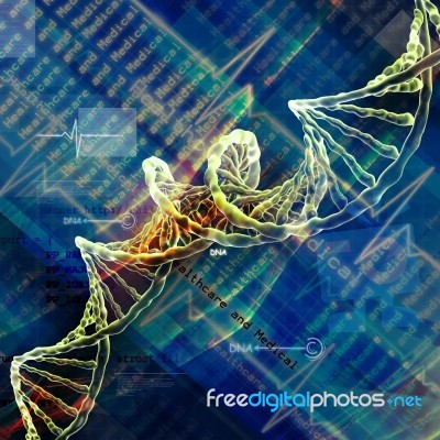 Digital Illustration Of Dna Stock Image Digital Illustration Of Dna Stock Image