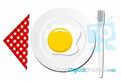 Dinner Eggs Stock Image