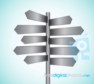 Directional Signs  Stock Image
