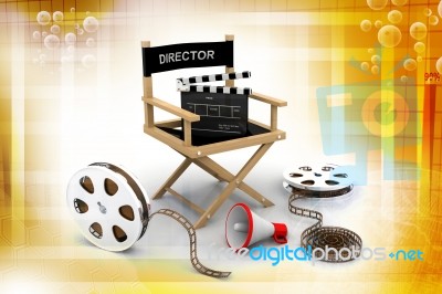 Director Chair Stock Image