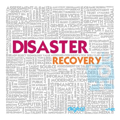disaster recovery Stock Image