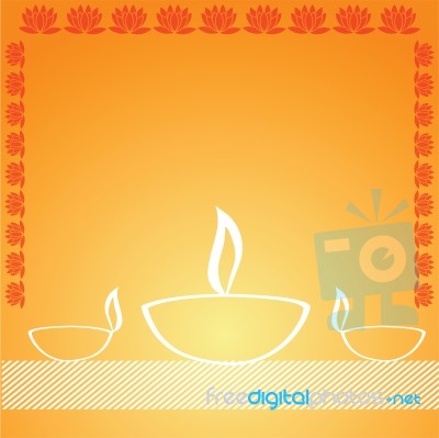 Diwali Card Stock Image