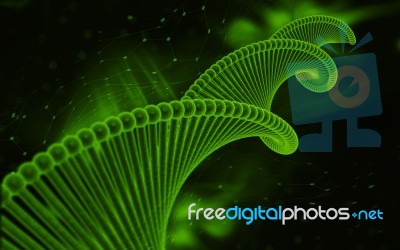 Dna Structure Stock Image