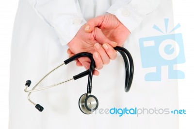 Doctor With Stethoscope Stock Photo