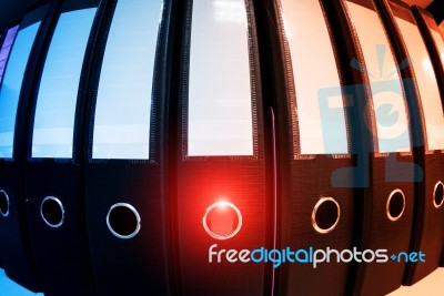 Document Folder Office Work Place Room Stock Photo