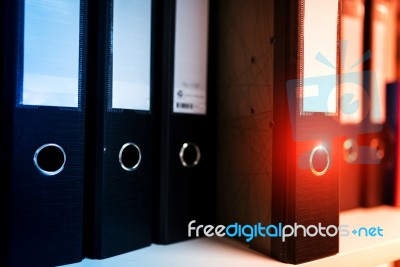 Document Folder Office Work Place Room Stock Photo