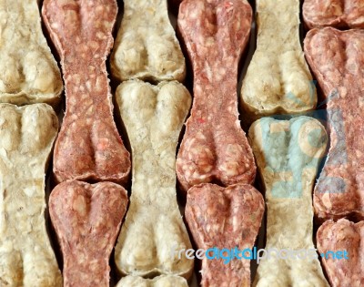 Dog Bone Food Background Stock Photo