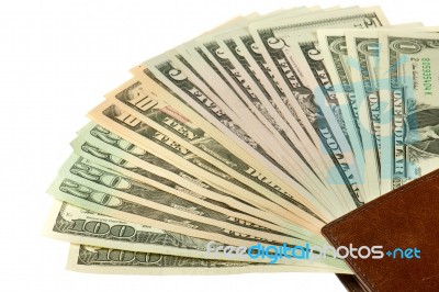 Dollar Banknotes Stock Photo