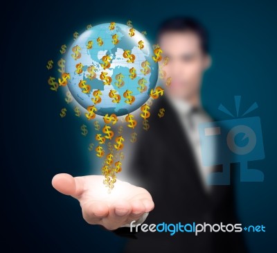 Dollar From International Business Stock Photo