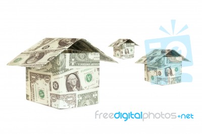 Dollar House Stock Photo