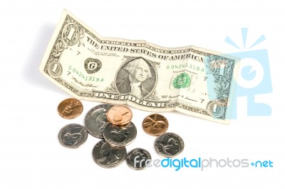Dollars And Cents Stock Photo