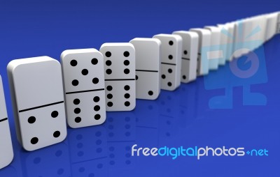 Domino Stock Image