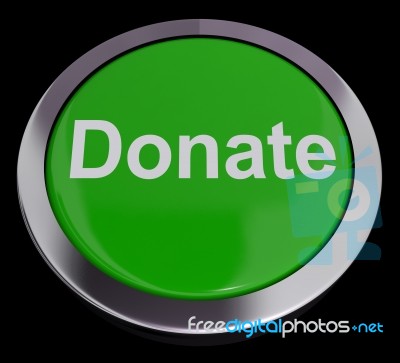 Donate Button Stock Image