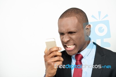 Don't Call Me Back ! Stock Photo